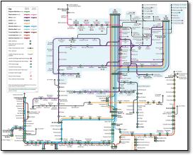Southern rail train map