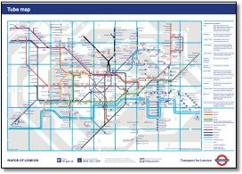 London Underground tube map 2011