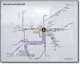 UK train map Manchester UK train map Manchester Airport