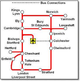 UK train map Manchester UK train map Manchester Airport