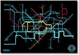 London Underground tube map 