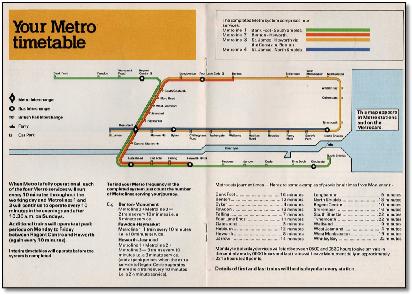 T&WPTE metro map 1980