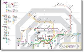 Renfe train rail map