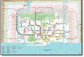 Barcelona train rail map
