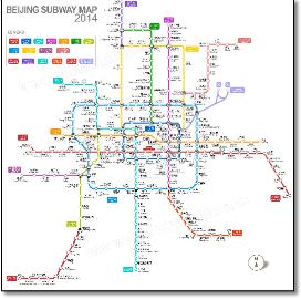 Beijing subway map  