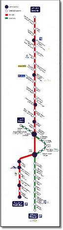 Dubai Metro map