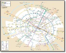 French SNCF rail map Rudi Meyer