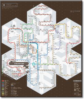 Hokkaido train rail map