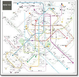 Spain Madrid Barcelona train rail maps