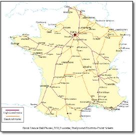 French rail map