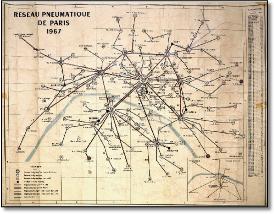 Réseau Pneumatique de Paris 1967