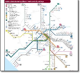 Italy train rail network map