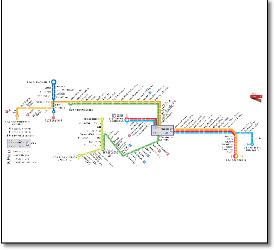 Italy train rail network map