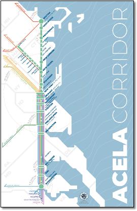 Wild Places Acela Corridor USA map Zachary Ammerman