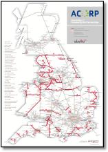 UK / Gt Britain train map CRP Community Rail Partnerships