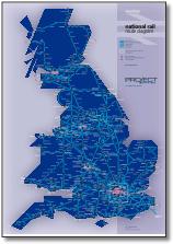 Grreat Britain passenger rail map