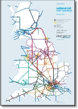 Great Britain train rail franchise map TOCs