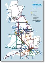 Great Britain train rail franchise map TOCs
