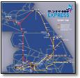 TransPennine Express rail / train network map