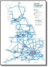 UK train map Welsh Cymru