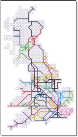 Network Rail train map