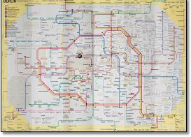 Berlin train rail map