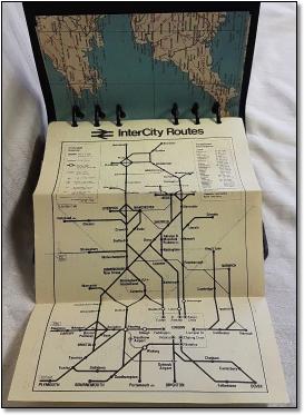 InterCity map 1985 BR c1985 Filofax photo (doublearrow)