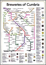 Breweries of Cumbria map