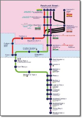 Train rail map c2c