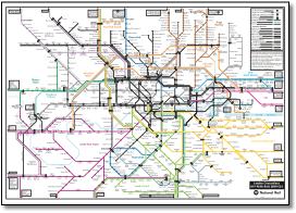 London & South East connections train rail map