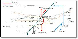 Crossrail train rail map