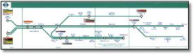 DLR Docklands train rail map
