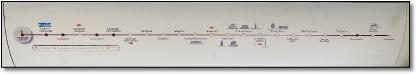 Edinburgh tram strip map