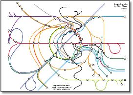 London Underground tube map 