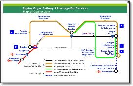 Epping Onger Railway train rail map