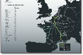 Eurostar map