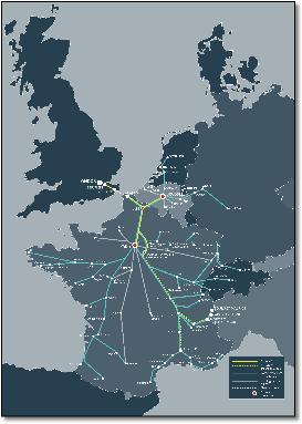 Eurostar map