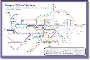 Glasgow S-train map Adam Gripton