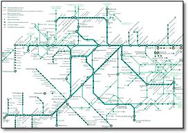 Great Western Train Rail Maps