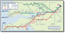 FGW Great Western rail train map