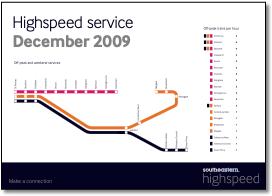 SouthEastern rail train map