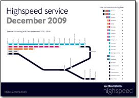 SouthEastern rail train map