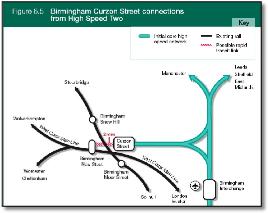 High speed 2 train rail map