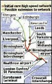 St Pancreas Scotsman HS2 map