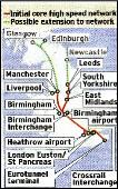 St Pancreas Scotsman HS2 map