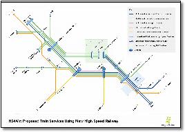 HS4 Air train rail map schematic