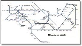 Integrated Kent franchise train rail map