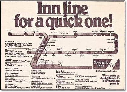 Nexus Newcastle Metro light rail map