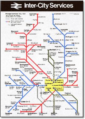 Inter City map 1982