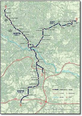 Birmingham metro tram map